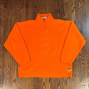 Vintage 90s Oversized Fleece Half Zip Sweater